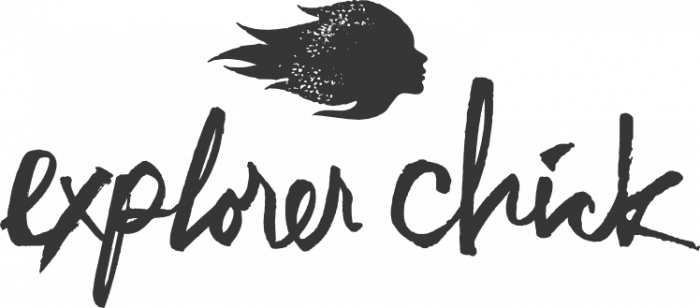 Explorer Chick Logo Adventure Travel for Women