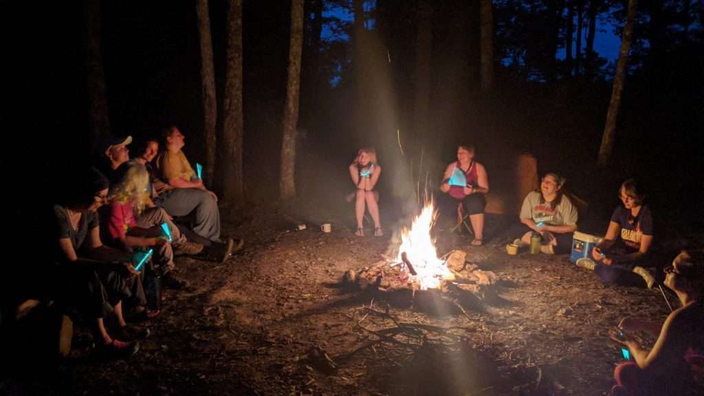 campfire camping