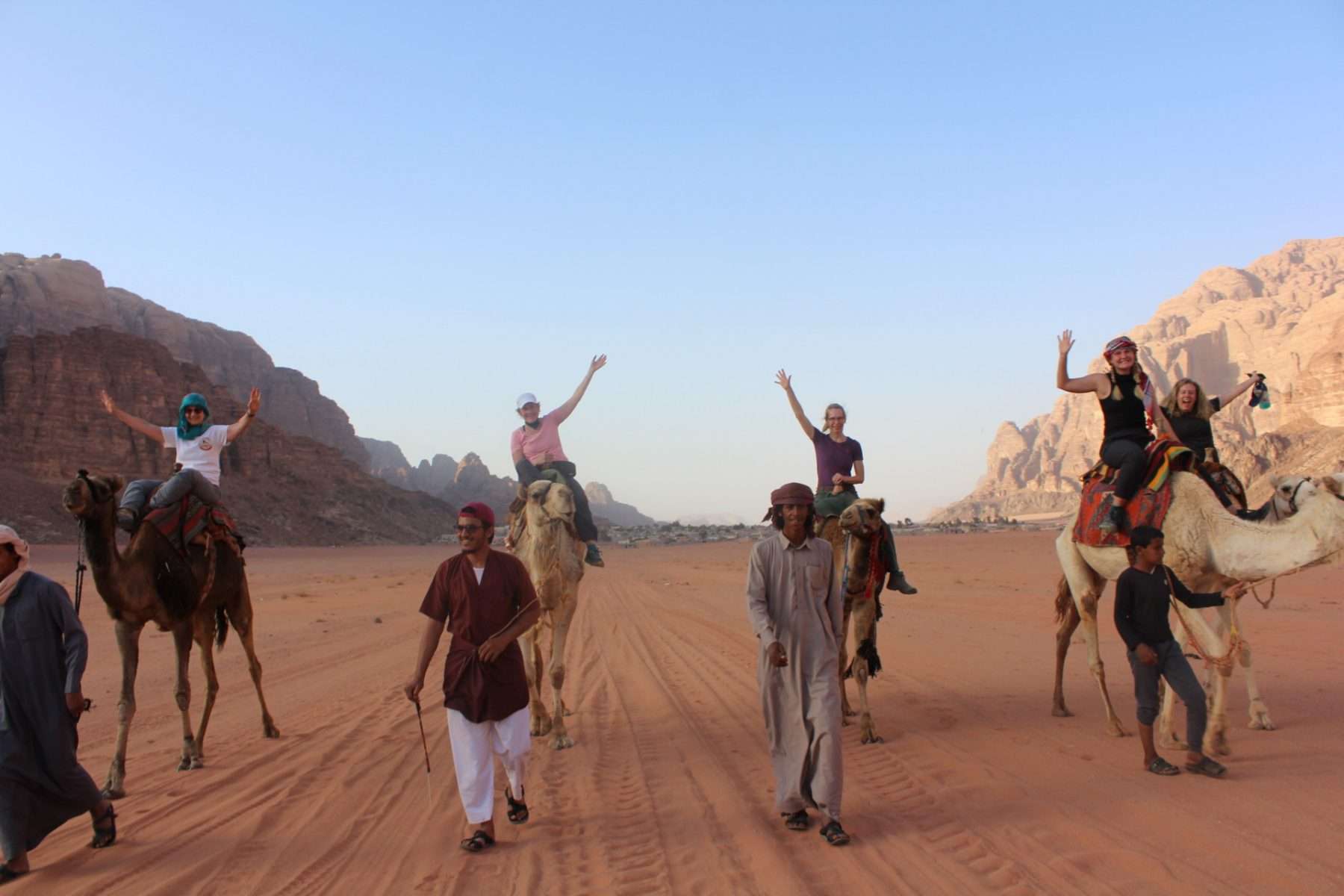 ride a camel in jordan