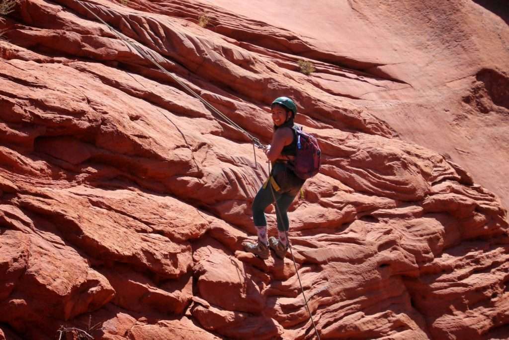 canyoneering in zion