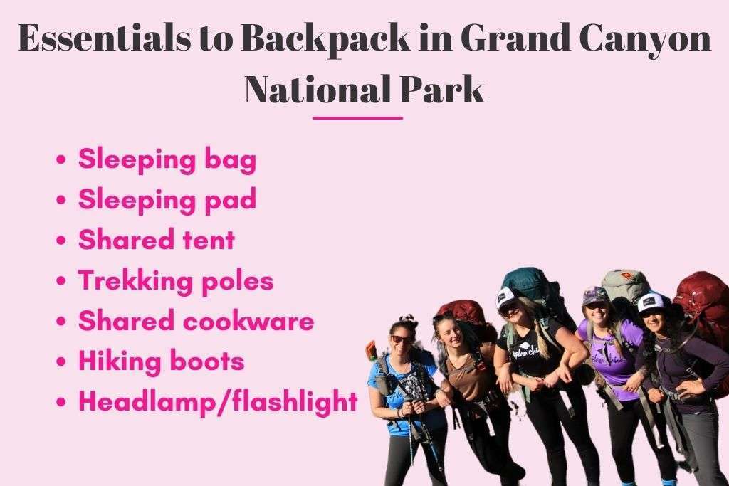 grand canyon backpacking essentials
