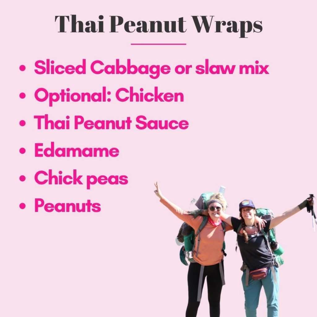 thai peanut wraps