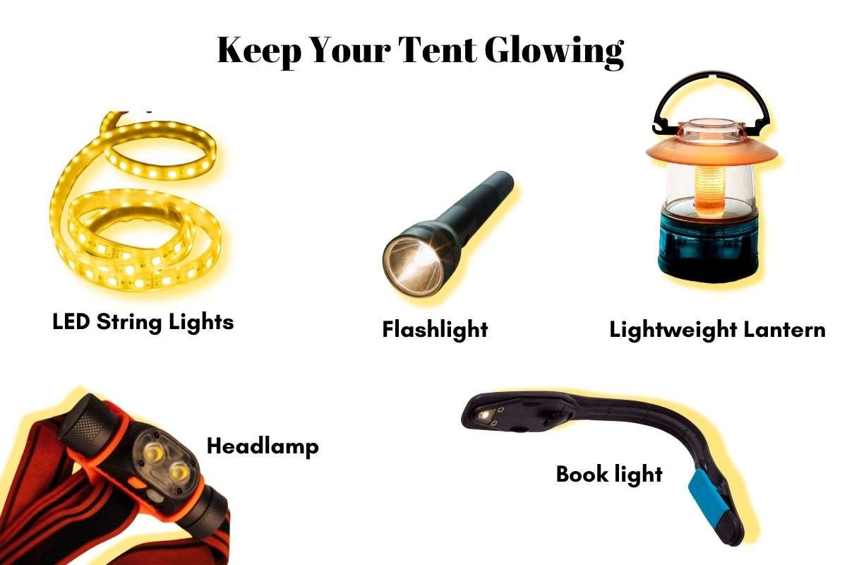 keep your tent glowing