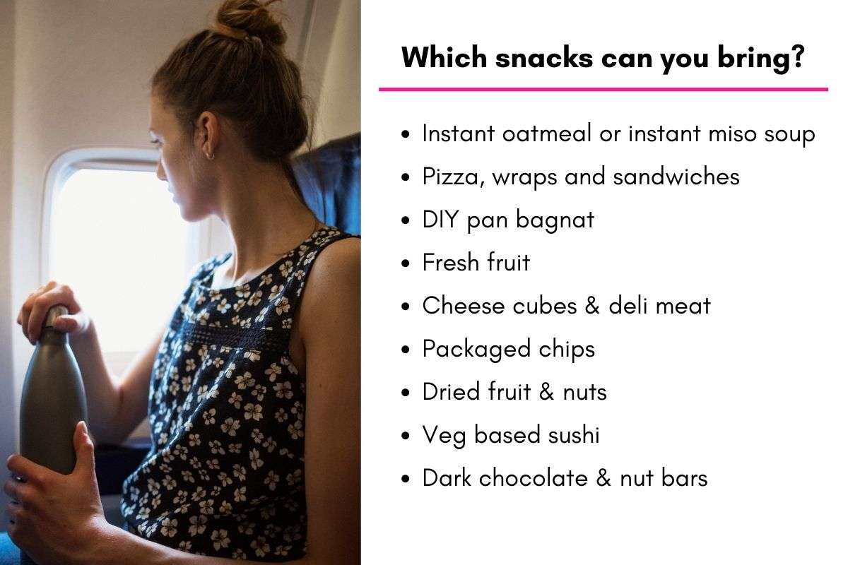 Which snacks you can bring on a plane