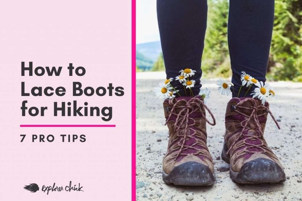 how to lace boots for hiking