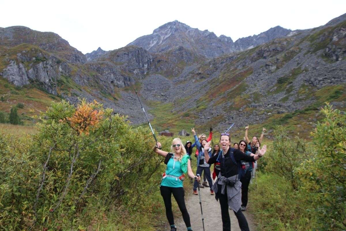 backpacking alaska tour group